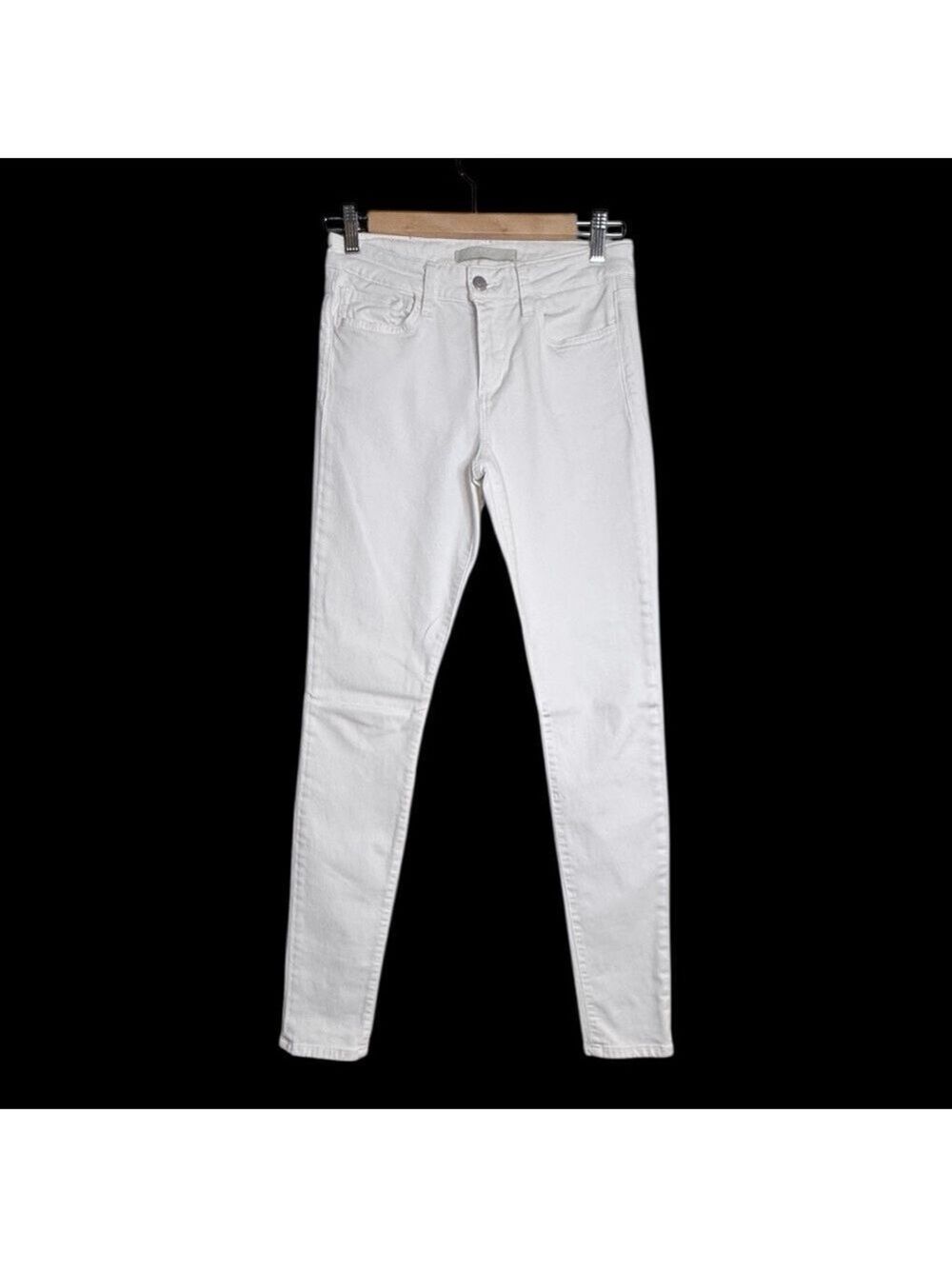 Joe's Jeans The Skinny White Straight Leg Denim Size 27